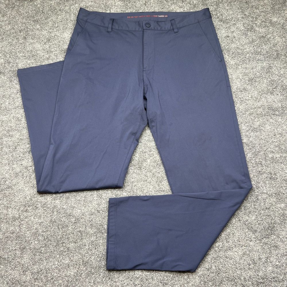 Rhone Commuter‎ Chino Golf Pants Men 34 x 31 Pockets 100161 Blue